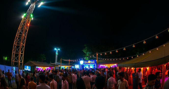 Torre de Iluminação LED garante eficiência e segurança nos eventos